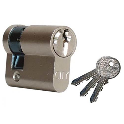 Demi-cylindre City ISEO 30x10mm laiton nickelé - varié V05 KCF001921-520930129V05 von ISEO FRANCE SAS (CAVERS)