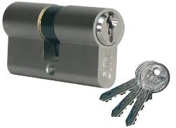 ISEO FRANCE SAS (CAVERS) CYL30577 City-Zylinder ISEO 30 x 30 mm Messing vernickelt V05 KCF001921-520930329V05, NSP von ISEO FRANCE SAS (CAVERS)