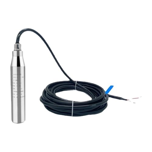 ISIRYK Tauchfähiges Füllstandsmessgerät Factory Input Liquid Level Sensor Controller Water Level Display Static Water Tank Pool Level Transmitter(4-20mA-0-10mrange10mline) von ISIRYK