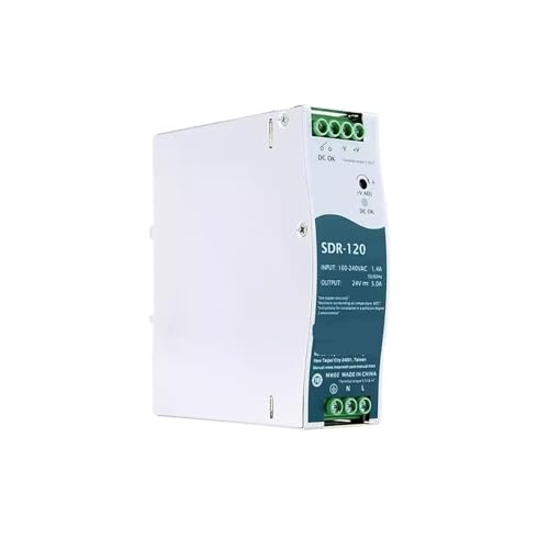 ISIRYK hutschienen-netzteil Netzteil SDR-120 SDR-120-12 SDR-120-24 SDR-120-48 120W DIN-Industrie- und Einzel-US-Stromversorgung mit PFC-Funktion(SDR-120-24) von ISIRYK