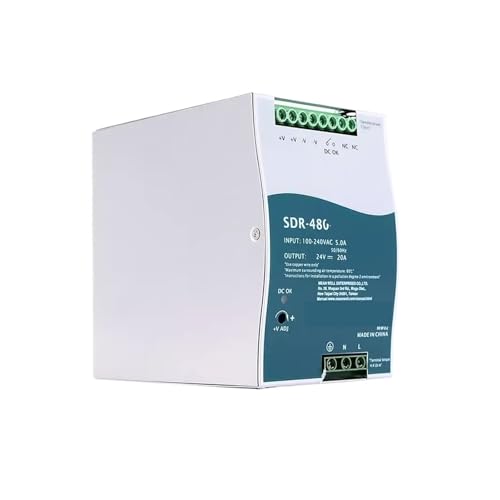 ISIRYK hutschienen-netzteil Netzteil SDR-480-24 DC 24V 20A 480W Einzelausgang Industrie-DIN-Schiene mit PFC-Funktion ISIRYK hutschienen-netzteil Netzteil SDR-480-24 DC 24V 20A 480W Einzelausgang Industrie-DIN-Schiene mit PFC-Funktion von ISIRYK