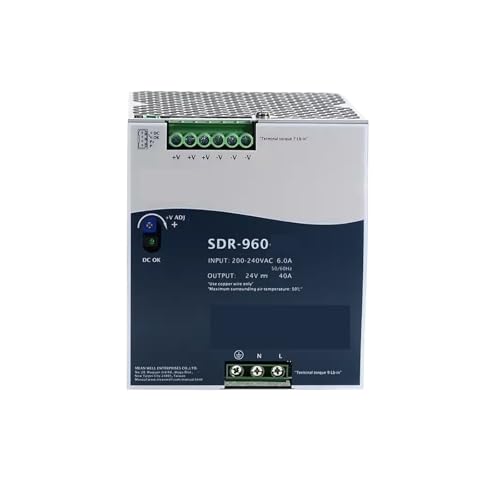 ISIRYK hutschienen-netzteil Netzteil SDR-960-24 24/48 960 W Einzelgruppen-Industrieführung mit PFC-Funktion(SDR-960-48V) von ISIRYK
