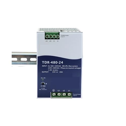 ISIRYK hutschienen-netzteil Schaltnetzteil TDR-480-24 480W Dreiphasig Industrielle DIN-SCHIENE mit PFC-Funktion TDR-480 24V 20A ISIRYK hutschienen-netzteil Schaltnetzteil TDR-480-24 480W Dreiphasig Industrielle DIN-SCHIENE mit PFC-Funktion TDR-480 24V 20A von ISIRYK