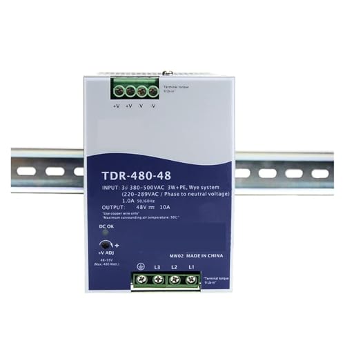 ISIRYK hutschienen-netzteil Schaltnetzteil TDR-480-48 480W Dreiphasig Industrielle DIN-SCHIENE mit PFC-Funktion TDR-480 48V 10A ISIRYK hutschienen-netzteil Schaltnetzteil TDR-480-48 480W Dreiphasig Industrielle DIN-SCHIENE mit PFC-Funktion TDR-480 48V 10A von ISIRYK