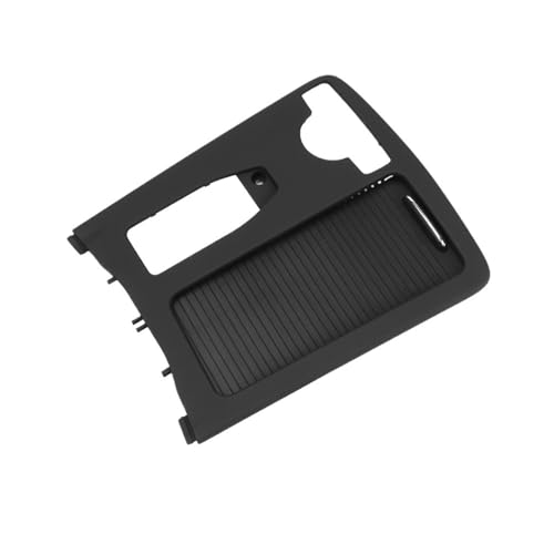 Auto Armlehnenbox Passend für Mercedes Benz Interior Center Console Cup Holder Cover Armlehne Aufbewahrungsbox Rollo Panel(Model C Black) von ISJRJF