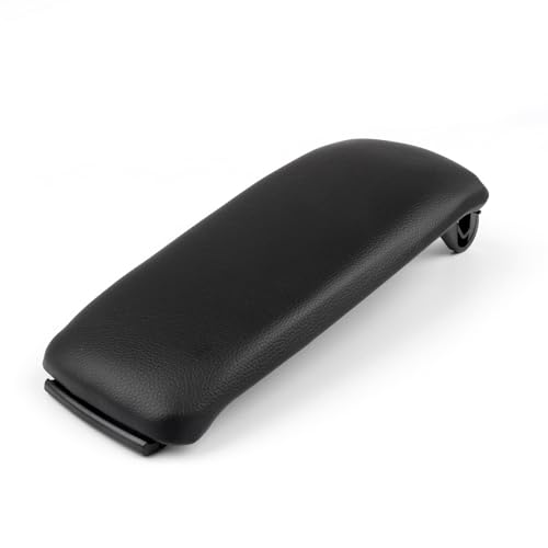 ISJRJF Auto Armlehnenbox Konsole Armlehne PU Leder Center Console Armlehne Abdeckung Deckel Fit Für Audi A4 S4 A6 2000-2008(Black) von ISJRJF