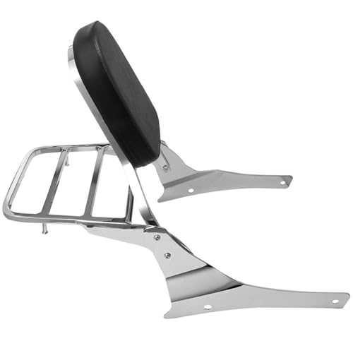 ISJRJF Beifahrer-Rückenlehne Sissy Bar Motorrad Sissy Bar Rückenlehne Gepäckträger Fit Für Suzuki Volusia VL800 Boulevard M50 C50 von ISJRJF