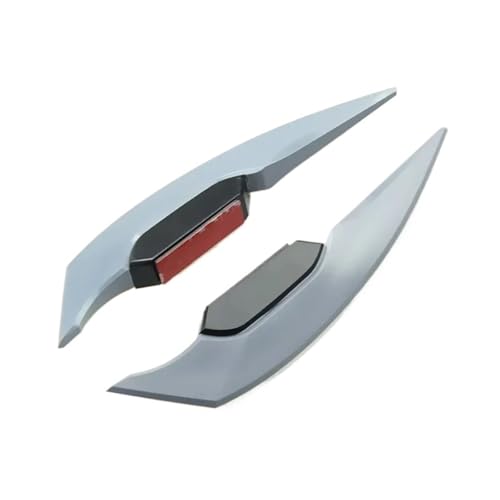 ISJRJF Motorrad Spoiler 1 Paar Motorrad Winglet Aerodynamische Spoiler Flügel Universal DIY Motorrad Dekoration Aufkleber(Brown a) von ISJRJF