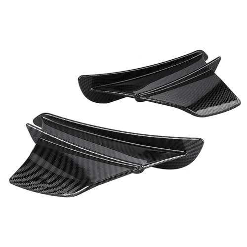 ISJRJF Motorrad Spoiler Fit Für Kawasaki Z900 Z650 Z750 Z500 Z1000 Wind Messer Racing Wind Flügel Abziehen Schild Seite Wind Spoiler Abziehen(Carbon-A) von ISJRJF