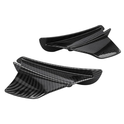 ISJRJF Motorrad Spoiler Fit Für Kawasaki Z900 Z650 Z750 Z500 Z1000 Wind Messer Racing Wind Flügel Abziehen Schild Seite Wind Spoiler Abziehen(Carbon-D) von ISJRJF
