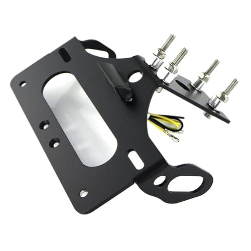 ISJRJF seitlich Nummernschildhalter Fit Für Honda CBR500R CB500F 2016-2022 CB500 Hornet Hinten Schwanz Ordentlich Fender Eliminator Kit Kennzeichen Halter Halterung Kennzeichenhalter von ISJRJF