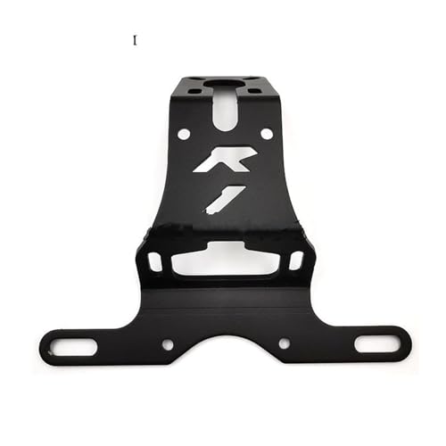 ISJRJF seitlich Nummernschildhalter Fit Für Yamaha YZF-R1 R1 2004-2015 Hinten Schwanz Ordentlich Fender Eliminator Kit Kennzeichen Halter Halterung Zurück Aluminium Kennzeichenhalter von ISJRJF