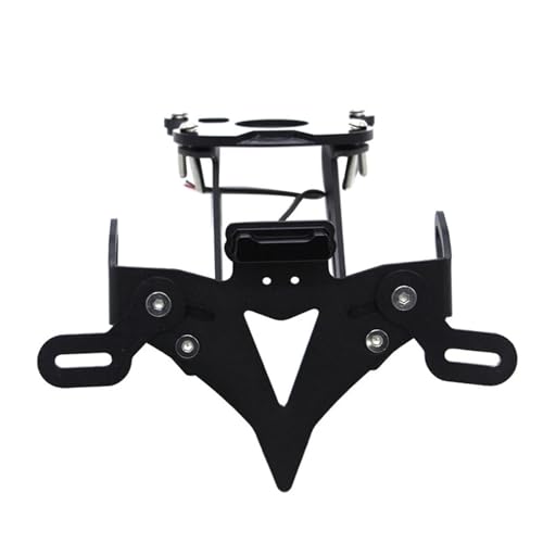 ISJRJF seitlich Nummernschildhalter Kennzeichenhalter LED-Licht Passend für Yamaha MT 09 MT-09 2021-2022 Motorrad Heckfender Eliminator Kit Kennzeichenhalter von ISJRJF