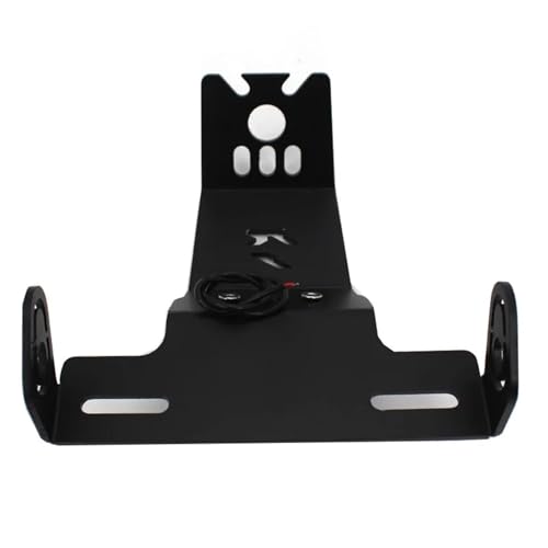 ISJRJF seitlich Nummernschildhalter Motorrad Kennzeichen Halter Rahmen Mit LED Licht Fit Für Yamaha YZF R1 2004-2014 Kennzeichenhalter von ISJRJF
