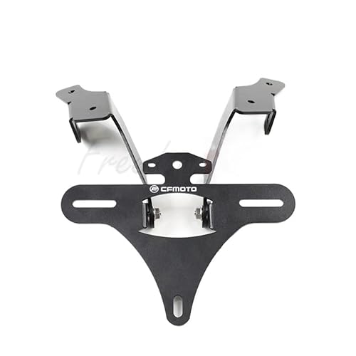 ISJRJF seitlich Nummernschildhalter Passend für CF Moto 450MT Zubehör Kennzeichenhalterung Tail Tidy Fender Eliminator Nummernhalter-Unterstützung. Kennzeichenhalter(CFMOTO NO lamp) von ISJRJF