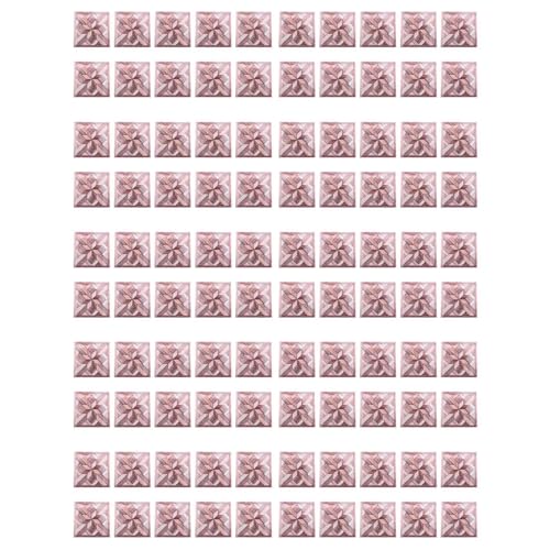 ISKDJBJG 100 Stücke Maserung Muster Fliesen Aufkleber Selbstklebende Fliesen Kunst Diagonal 3D Boden Aufkleber für Badezimmer Küche von ISKDJBJG