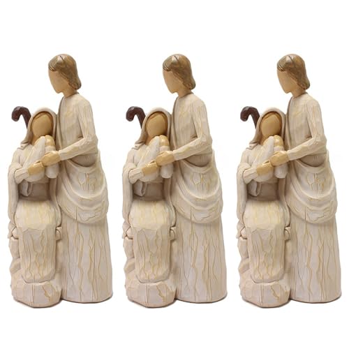 ISKDJBJG 3X Heilige Familie Statuen Jesus Katholische Religiöse Figur Wohnkultur für Zuhause Krippe Weihnachts Geschenk ISKDJBJG 3X Heilige Familie Statuen Jesus Katholische Religiöse Figur Wohnkultur für Zuhause Krippe Weihnachts Geschenk von ISKDJBJG
