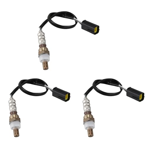 ISKDJBJG 3X Lambdasonde VORNE für Aveo KALOS LACETTI NUBIRA 1.4 1.6 1.8 NO 96418965 96325533 LäNge 480Mm von ISKDJBJG