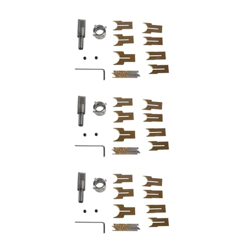 ISKDJBJG 48 Stuecke Hart Metall Ball Klinge Holzbearbeitung Fraeser Form Werkzeug Perlen Fraeser Bohrer Bit Set 14-25 mm von ISKDJBJG