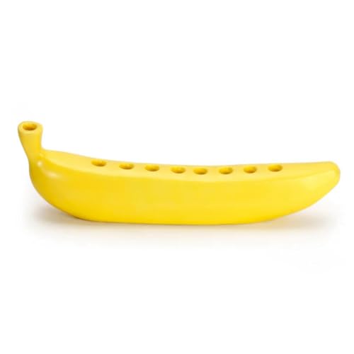 ISKDJBJG Bananenförmiger Kerzenständer, Tisch-Kerzenständer, Ornament, Bananen-Kerzenständer, Chanukka-Kerzenständer, Feiertagsdekoration von ISKDJBJG