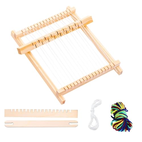 ISKDJBJG Webstuhl-Set, Kleines Webstuhl-Set, DIY-Handstrick-Webmaschine für Webbrett-, Wandteppiche, Erwachsene, Anfänger ISKDJBJG Webstuhl-Set, Kleines Webstuhl-Set, DIY-Handstrick-Webmaschine für Webbrett-, Wandteppiche, Erwachsene, Anfänger von ISKDJBJG