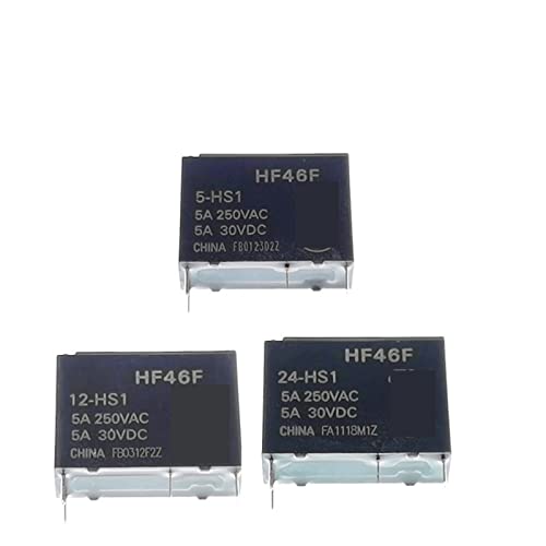 10 Stücke HF46 Relais HF46F-24-HS1 HF46F-5-HS1 HF46F 24-HS1 HF46F-24-HS1T 5V 24V DIP4(12V) von ISLWQOULE