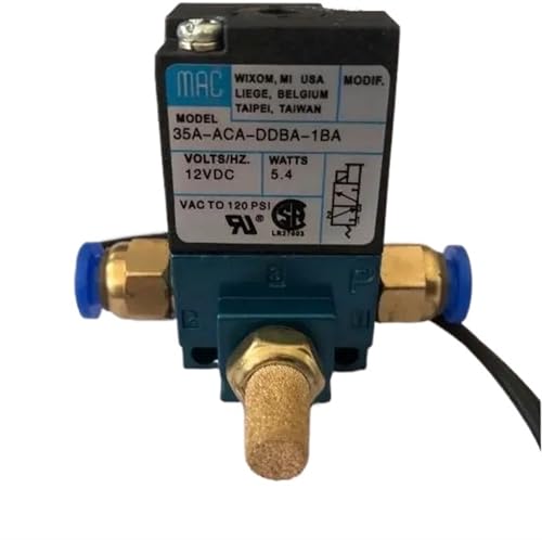 Elektronisches Magnetventil mit 3 Anschlüssen, 35A-ACA-DDBA-1BA 35A-ACA-DDFA-1BA 35A-ACA-DDAA-1BA mit Messing (DDBA 12V-02) von ISLWQOULE