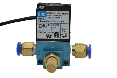 Elektronisches Magnetventil mit 3 Anschlüssen, 35A-ACA-DDBA-1BA 35A-ACA-DDFA-1BA 35A-ACA-DDAA-1BA mit Messing (DDBA 12V-03) von ISLWQOULE