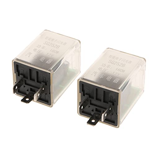 ISLWQOULE 1 Paar Auto 3-poliges elektronisches LED 12V Blinkrelais Fix for Blinker Blinker ISLWQOULE 1 Paar Auto 3-poliges elektronisches LED 12V Blinkrelais Fix for Blinker Blinker von ISLWQOULE