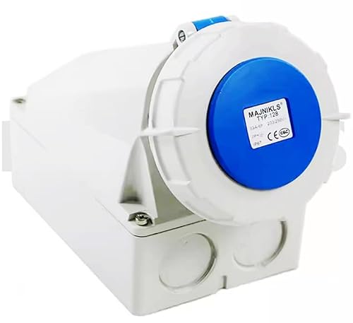 ISLWQOULE 1 x Industriesteckdose TYP:128 TYP:128 Einphasig Dreiadrig 63A 6H von ISLWQOULE