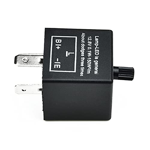 ISLWQOULE 12V 3-Pin LED einstellbares elektronisches Blinkrelais for Blinker ISLWQOULE 12V 3-Pin LED einstellbares elektronisches Blinkrelais for Blinker von ISLWQOULE