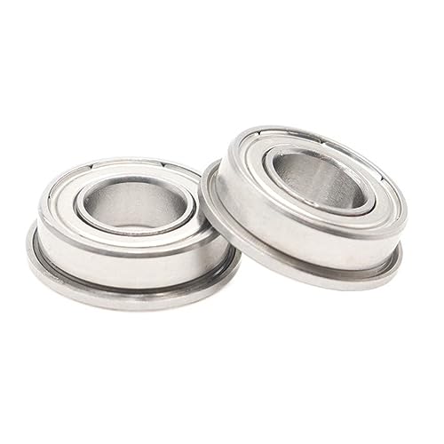 ISLWQOULE 2 STÜCKE P2 Miniatur-Flanschlager F682ZZ/MF83/F695/MF137/F6202/F6801/F6701/F688/MF126ZZ Hochgeschwindigkeits-Flanschlagerkugellager(MF104ZZ 4x10x4mm) von ISLWQOULE