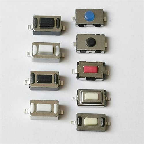 ISLWQOULE 50PCS 4x6/3x6mm H 2,5mm 2Pin Taktile Push Button Schalter Telefon Taste SMD Micro Momentary Schalter PCB Montage von ISLWQOULE