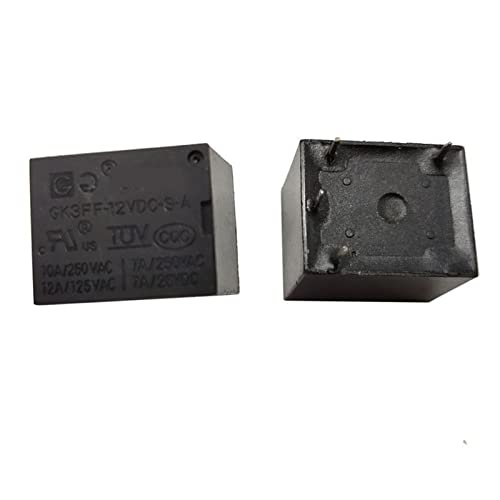 ISLWQOULE 5PCS Relais GK3FF-12VDC-SA GK3FF-24VDC-SA GK3FF 12VDC SA GK3FF-12VDC-SC GK3FF-12VDC 4PIN T73 Reiskocher 12V Relais(GK3FF-24VDC-S-A 4PIN) von ISLWQOULE
