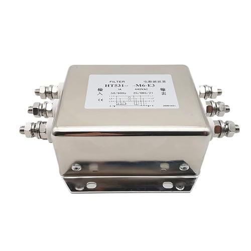 ISLWQOULE Dreiphasiger 380-V-Netzfilter HT531-100-M8-F3 M4 L810A 20A 30A 50A 100A(HT531-45-M6-E3 45A) von ISLWQOULE