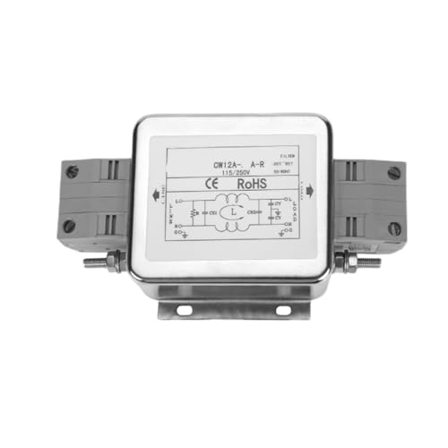 ISLWQOULE Einphasiger Wechselstromfilter 220 V - Entstörungsreinigungsstrom mit hoher Leistung 12 A-85 A-R(CW12A-40A-R) von ISLWQOULE