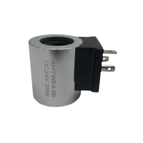 ISLWQOULE Hydraulische Magnetventilspule 4HYWE4-06, Innendurchmesser 14 mm, Höhe 40 mm, DC 12 V, DC24 V, 25 W (DC12) von ISLWQOULE