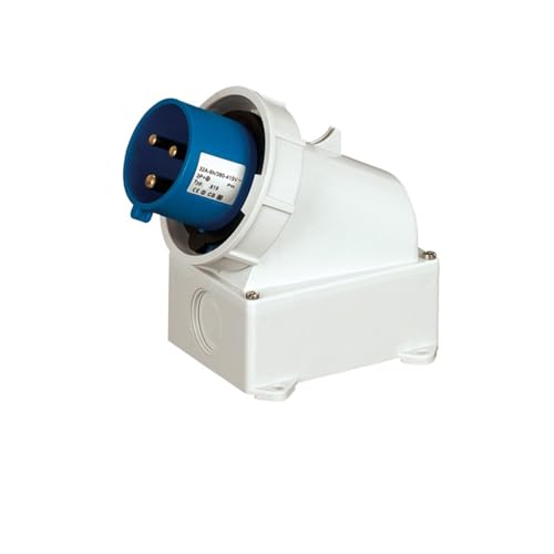ISLWQOULE IP67 Reverse Plug Wasserdichter Industrie-Luftfahrt-Stecker und -Buchse Docking 3-adrig 4-Loch 5-adrig 16A/32A High-End-Buchse(Surface Plug3P 16A) von ISLWQOULE