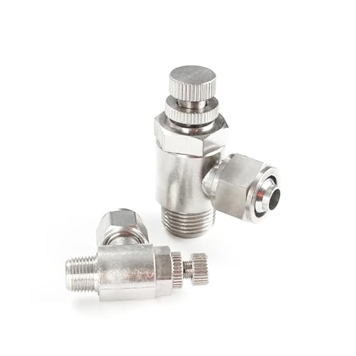ISLWQOULE KL-SL6 KL-SL8 KL-SL10 KL-SL12 Schnellverbinder Zubehör Pneumatischer Ellenbogen (KL-SL6-03), 6 Stück von ISLWQOULE