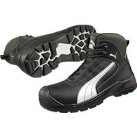 Sicherheitsstiefel Cascades Mid Gr.41 schwarz/weiß Leder S3 HRO SRC EN20345 von ISM