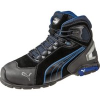 Sicherheitsstiefel Rio Black Mid Gr. 44 schwarz/blau Leder S3 SRC EN20345 Sicherheitsstiefel Rio Black Mid Gr. 44 schwarz/blau Leder S3 SRC EN20345 von ISM