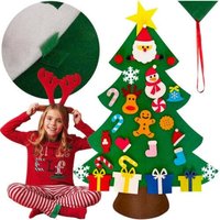 Filz weihnachtsbaum mit ornamenten 24856 Filz weihnachtsbaum mit ornamenten 24856 von ISO TRADE