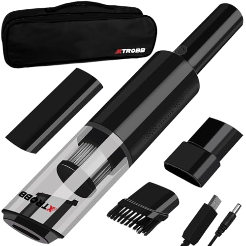 ISO TRADE Handstaubsauger Akku Stark Kabellos Zubehör USB-Kabel Aufbewahrungstasche 120W HEPA-Filter Auto-Staubsauger 16726, Bunt von ISO TRADE