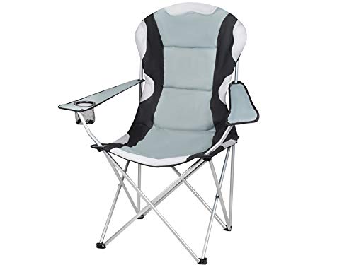 ISO TRADE Lightweight Fishing Chair - Comfortable Fishing Seat Black-Grey 2300 Marke von ISO TRADE