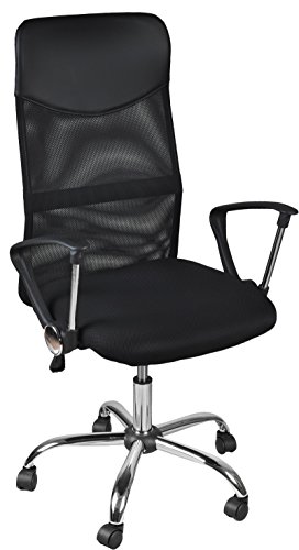 MALATEC Bürostuhl Drehstuhl Chefsessel Schreibtischstuhl Stuhl Mesh Netzdesign 2727 von ISO TRADE