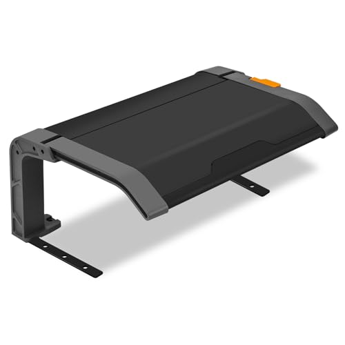 ISOISL Mähroboter Garage, Garage für Mähroboter aus PP-Kunststoff,Überdachtes Carport für Mähroboter Garage,klappbare Mähroboter-Garage,gegen Witterungseinflüsse,72x56x36cm,Schwarz von ISOISL