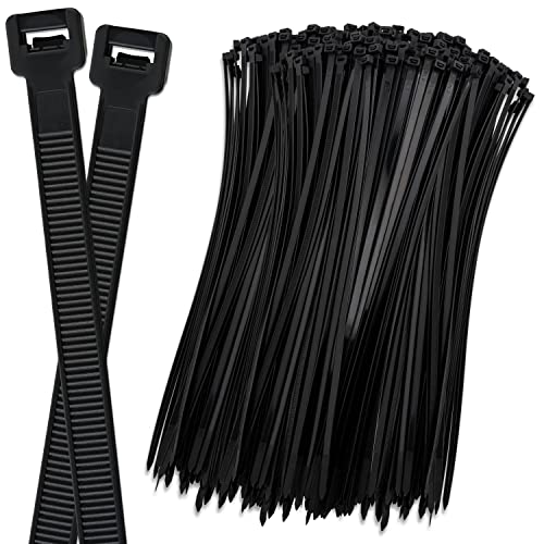 ISOLATECH 100 Stück Kabelbinder Schwarz 140mm x 2,5mm aus Nylon, Hitze- und UV-beständig, starke Zugkraft und hohe Belastbarkeit, wetterfest, für Innen & Außen von ISOLATECH