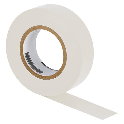 ISOLATECH 1 Rolle PVC Isolierband Weiß 19mm x 20 Meter x 0,15mm VDE 0340-3-1 2002-03 DIN EN 60454-3-1 flammwidrig rückstandsfrei entfernbar von ISOLATECH