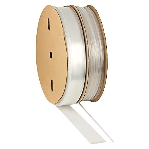 ISOLATECH Schrumpfschlauch Meterware transparent mit Kleber Ø 32mm 2 Meter Schrumpfverhältnis 4:1 Set Polyolefin zum Isolieren von Kabel Lötverbindungen unbeschriftet (Ø32mm 2Meter) von ISOLATECH