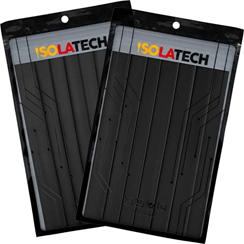 ISOLATECH Schrumpfschlauch Set Bündel 2:1 ohne Kleber unbeschriftet Schwarz Ø 15mm 1,6 Meter in 8Stk x 20cm und Ø 20mm 1,4 Meter in 7Stk x 20cm von ISOLATECH